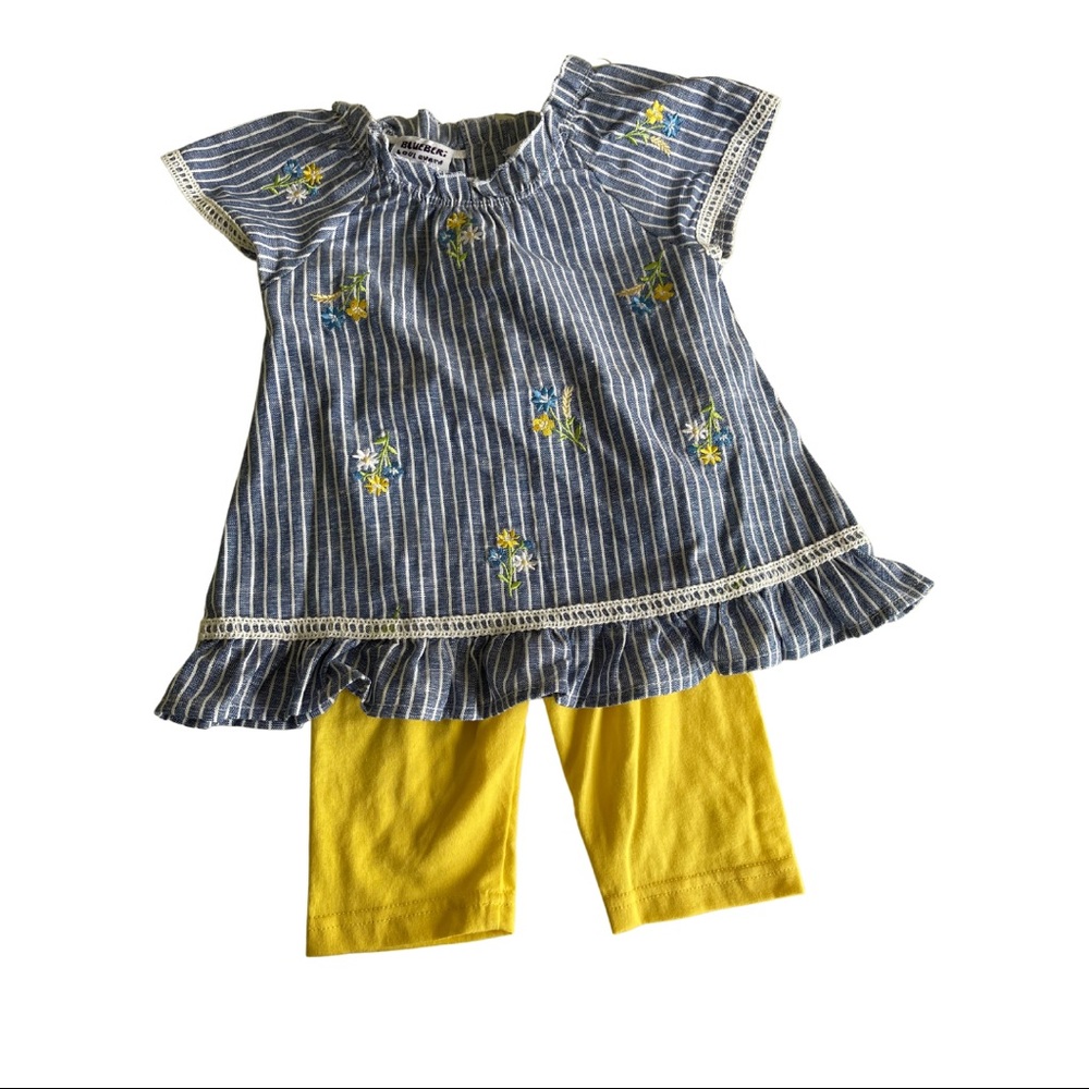 Blueberri Boulevard matching set NWT 2T